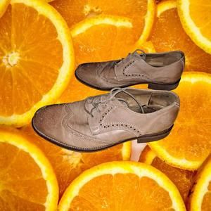 Bostonian Light Brown Wingtip Oxfords Size 8M